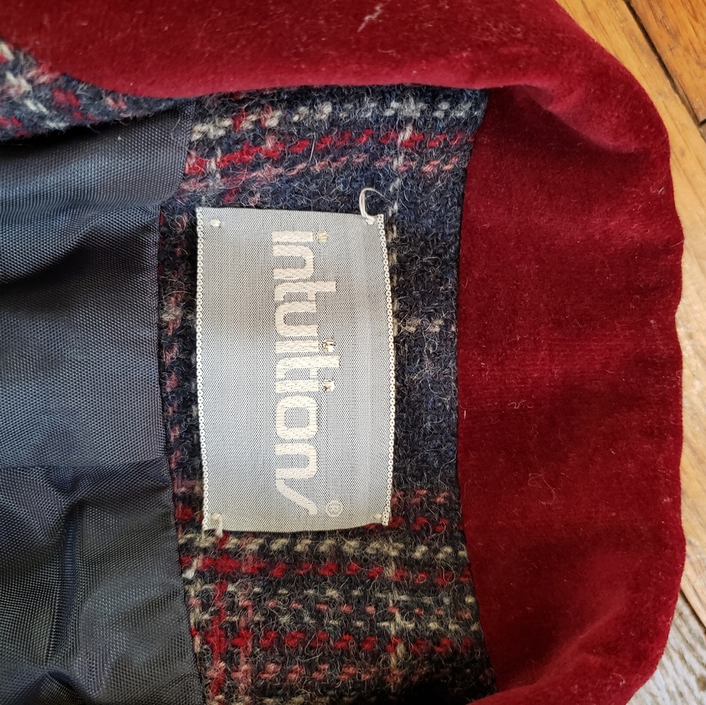 Last chance VTG Wool plaid Blazer - Picture 6 of 14